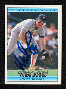 1992 Donruss - [Base] #210 - Wade Boggs [JSA Certified COA Sticker]
