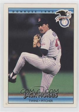 1992 Donruss - [Base] #25 - All Star - Jack Morris