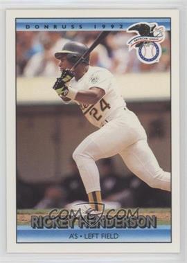 1992 Donruss - [Base] #30 - All Star - Rickey Henderson