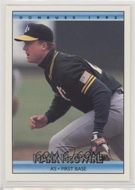 1992 Donruss - [Base] #348 - Mark McGwire