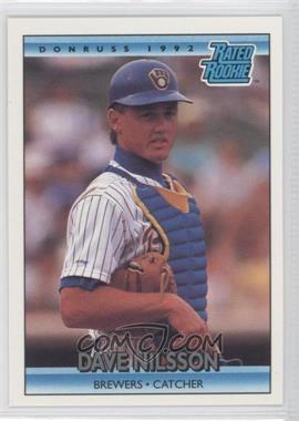 1992 Donruss - [Base] #4 - Rated Rookie - Dave Nilsson
