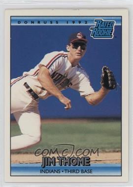 1992 Donruss - [Base] #406 - Rated Rookie - Jim Thome [EX to NM]