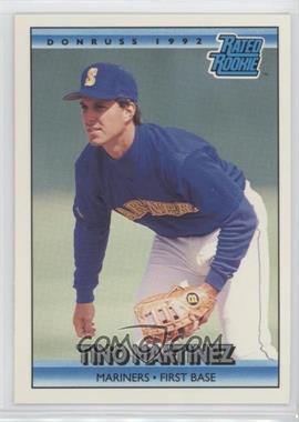 1992 Donruss - [Base] #410 - Rated Rookie - Tino Martinez