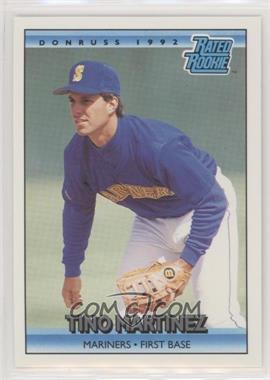1992 Donruss - [Base] #410 - Rated Rookie - Tino Martinez
