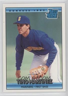 1992 Donruss - [Base] #410 - Rated Rookie - Tino Martinez