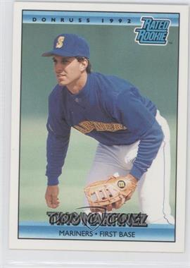 1992 Donruss - [Base] #410 - Rated Rookie - Tino Martinez