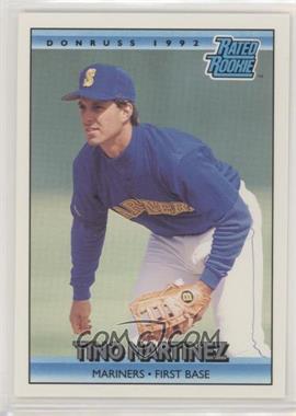 1992 Donruss - [Base] #410 - Rated Rookie - Tino Martinez