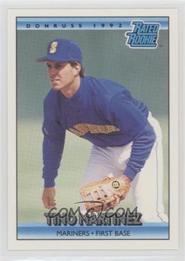 1992 Donruss - [Base] #410 - Rated Rookie - Tino Martinez