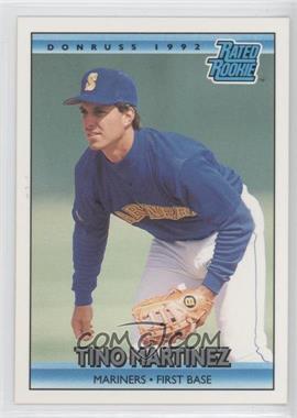 1992 Donruss - [Base] #410 - Rated Rookie - Tino Martinez