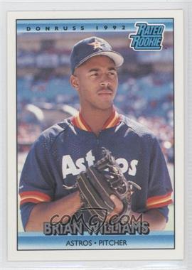 1992 Donruss - [Base] #416 - Rated Rookie - Brian Williams