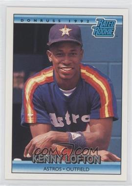 1992 Donruss - [Base] #5 - Rated Rookie - Kenny Lofton