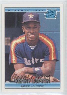 1992 Donruss - [Base] #5 - Rated Rookie - Kenny Lofton