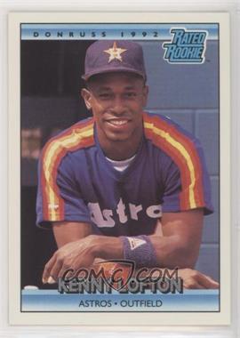 1992 Donruss - [Base] #5 - Rated Rookie - Kenny Lofton [EX to NM]