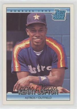 1992 Donruss - [Base] #5 - Rated Rookie - Kenny Lofton [EX to NM]