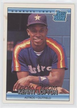 1992 Donruss - [Base] #5 - Rated Rookie - Kenny Lofton [EX to NM]
