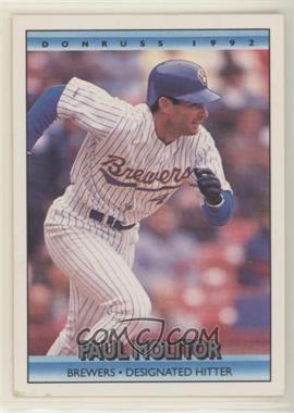 1992 Donruss - [Base] #51 - Paul Molitor [EX to NM]