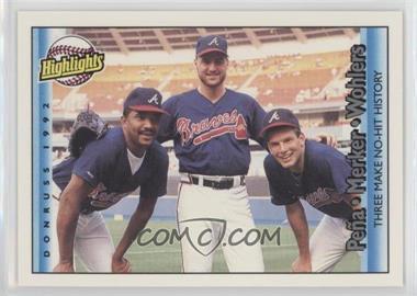 1992 Donruss - [Base] #616 - Highlights - Alejandro Pena, Kent Mercker, Mark Wohlers