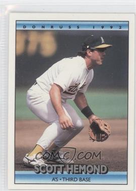 1992 Donruss - [Base] #637 - Scott Hemond