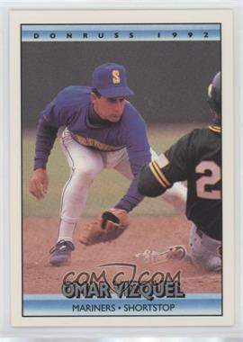 1992 Donruss - [Base] #641 - Omar Vizquel