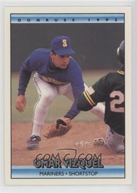 1992 Donruss - [Base] #641 - Omar Vizquel