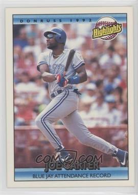 1992 Donruss - [Base] #677 - Highlights - Joe Carter