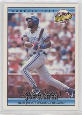 1992 Donruss - [Base] #677 - Highlights - Joe Carter