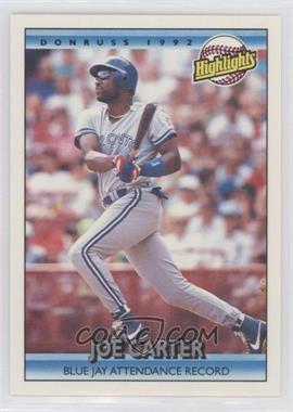 1992 Donruss - [Base] #677 - Highlights - Joe Carter