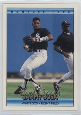 1992 Donruss - [Base] #740 - Sammy Sosa [EX to NM]