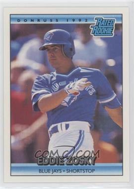 1992 Donruss - [Base] #8 - Rated Rookie - Eddie Zosky