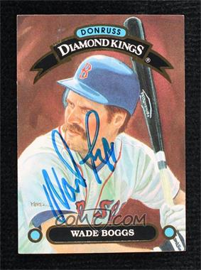 1992 Donruss - Diamond Kings #DK-9 - Wade Boggs [JSA Certified COA Sticker]