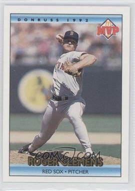 1992 Donruss - McDonald's MVP Series #10 - Roger Clemens