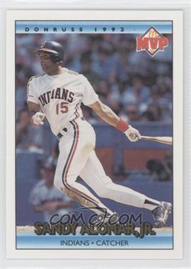 1992 Donruss - McDonald's MVP Series #11 - Sandy Alomar Jr.