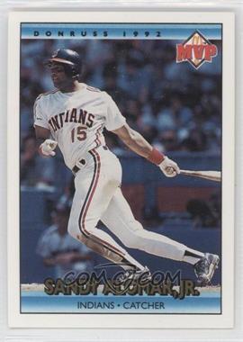 1992 Donruss - McDonald's MVP Series #11 - Sandy Alomar Jr.