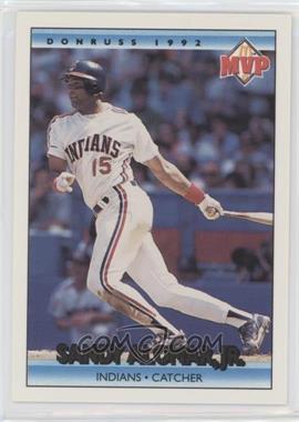 1992 Donruss - McDonald's MVP Series #11 - Sandy Alomar Jr.