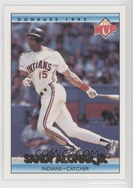 1992 Donruss - McDonald's MVP Series #11 - Sandy Alomar Jr.