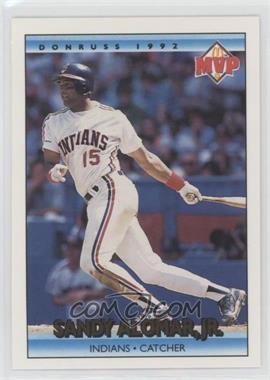 1992 Donruss - McDonald's MVP Series #11 - Sandy Alomar Jr.