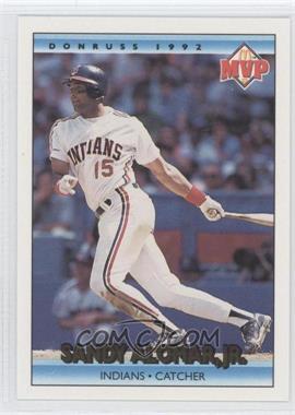 1992 Donruss - McDonald's MVP Series #11 - Sandy Alomar Jr.