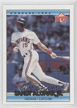 1992 Donruss - McDonald's MVP Series #11 - Sandy Alomar Jr.