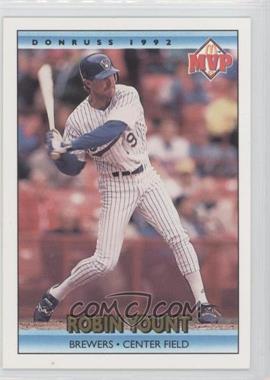 1992 Donruss - McDonald's MVP Series #12 - Robin Yount