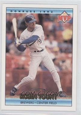 1992 Donruss - McDonald's MVP Series #12 - Robin Yount