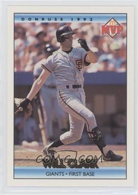 1992 Donruss - McDonald's MVP Series #18 - Will Clark