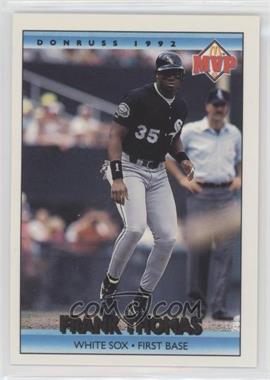 1992 Donruss - McDonald's MVP Series #2.1 - Frank Thomas