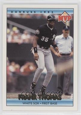 1992 Donruss - McDonald's MVP Series #2.1 - Frank Thomas