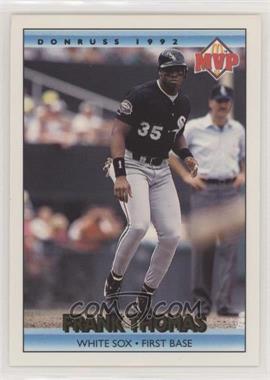 1992 Donruss - McDonald's MVP Series #2.1 - Frank Thomas