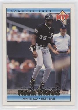 1992 Donruss - McDonald's MVP Series #2.1 - Frank Thomas