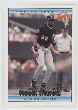 1992 Donruss - McDonald's MVP Series #2.1 - Frank Thomas