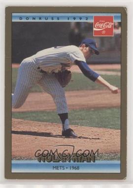 1992 Donruss Coca-Cola Nolan Ryan Career Series - [Base] #2 - Nolan Ryan