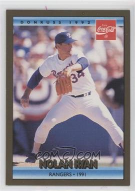 1992 Donruss Coca-Cola Nolan Ryan Career Series - [Base] #25 - Nolan Ryan