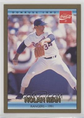 1992 Donruss Coca-Cola Nolan Ryan Career Series - [Base] #25 - Nolan Ryan