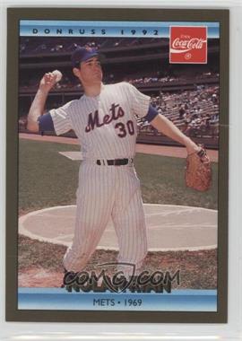 1992 Donruss Coca-Cola Nolan Ryan Career Series - [Base] #3 - Nolan Ryan